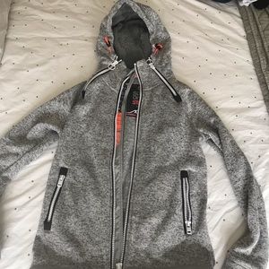 [Superdry] NWOT Grey Storm Hoodie